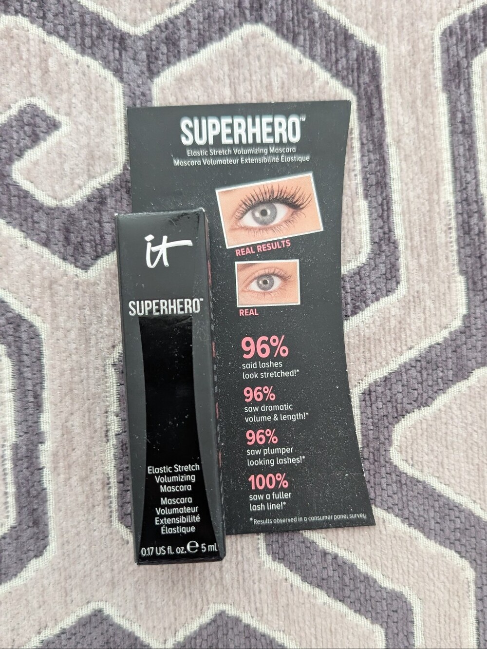 It Cosmetics Superhero Mascara Mini NIB